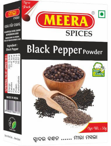 Meera Spices Black Pepper Golmirchi  Powder Best Price 