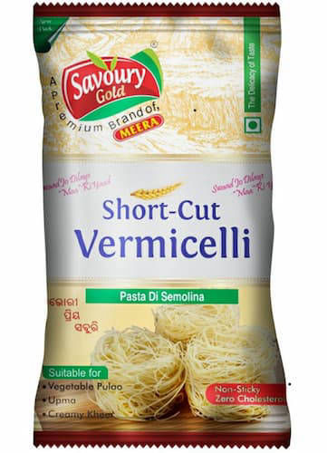 Vermicelli Small cuts Meera Spices Cuttack Odisha India Packet