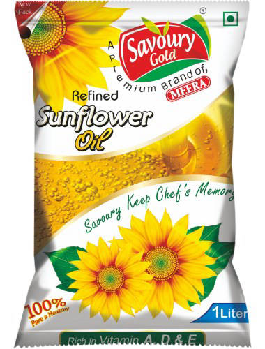 Refined Sun Flower oil 1 Liter Pack at best Price in Odisha India - Direct from Factory